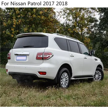 Vysoko Kvalitné Auto Stick Kryt Predného Svetlometu Spínač svetiel Vnútorná Výbava Rám Lampa Panel 1pcs Pre Nissan Patrol 2017 2018 2019 2020