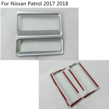 Vysoko Kvalitné Auto Stick Kryt Predného Svetlometu Spínač svetiel Vnútorná Výbava Rám Lampa Panel 1pcs Pre Nissan Patrol 2017 2018 2019 2020