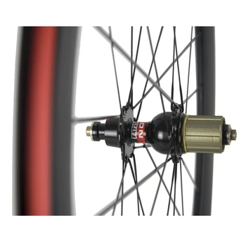 Vysoký výkon uhlíka kolesá 50mm clincher dvojkolesia carbon road bike kolesá s možnosťou hub v UD matný povrch