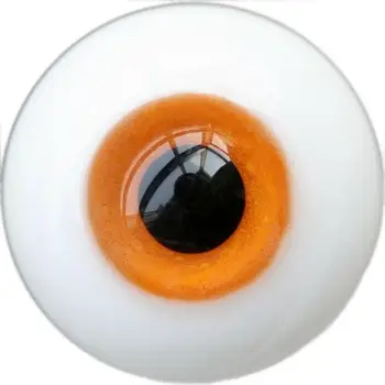 [wamami] Y19# 8 mm Orange Na BJD DOD AOD Bábika Dollfie Sklenené Oči Oblečenie 18075
