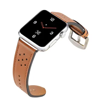 Watchband Pre Apple hodinkám 42mm 44 mm Apple Hodinky Originálne Kožené Pútko 38 mm 40 mm iWatch Série 5/4/3/2/1 Náramok