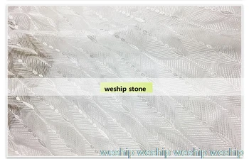 White List Čistý priadze, tkaniny, výšivky, čipky oka textílie svadobné šaty handričkou DIY odev, doplnky, záclony Fáze pozadí