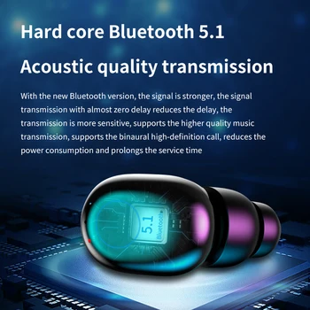 X11B Bluetooth Stereo slúchadlá Dotykové ovládanie S LED Dotykový Digitálny Displej HIFI slúchadlá Redukcia Šumu Slúchadlá