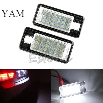 YAM 18 LED špz Osvetlenie Svetlá Pre Audi A3, A4 S4 B6 B7 S3 A6 S6 A8, Q7 RS4 RS6