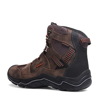 YIGER nové pánske outdoorové topánky veľkosť pánske turistické topánky pravej kože Non-slip zime teplé muž bežné High-top topánky 0410
