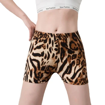 YSDNCHI Ženy Sexy Fitness Šortky v Lete Leopard Tlač Activewear Elastické Athleisure Tenký, Chudý