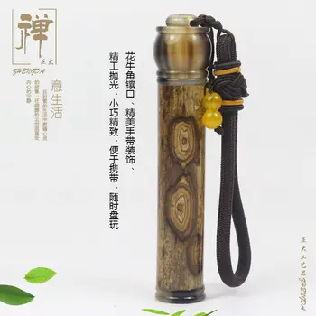Zhengda jemné bambusové Merlot s jaka rohov, bambusové špáradlo držiak valca tvorivé dary vlastné kadidlo kadidlo kadidlo box 6025