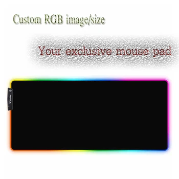 ZSUXTC Veľké Veľkosti RGB Podložka pod Myš Studené Svetlo LED Zmena Farby USB Nabíjanie Tmavé Warcraft Anne Počítačové Klávesnice Mat 38674