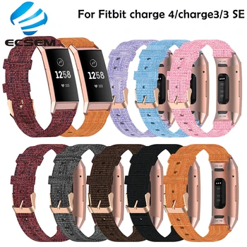 Zápästie Fitbit poplatok 4 SE náramok smart hodinky, príslušenstvo pásmo pre Fitbit poplatok 3/3 SE náramok nylon popruh náramok