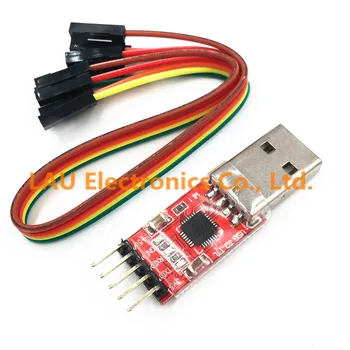 červená 10pcs CP2102 modul USB TTL sériové UART STC stiahnuť kábel PL2303 Super Štetec, čiara upgrade 3925