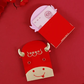 Červená Vreckový Paketové Červená Obálka Taška Červená Obálka Červená Paketové Nový Rok Osobnosti Tvorivý Šťastie, Peniaze Čínske Červené Šťastie Obálok