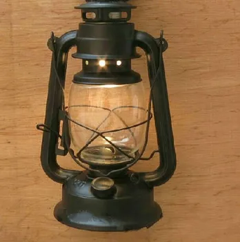 Čierna/Meď/Bronz Vintage Svietidlo Nástenné Svietidlo Osobné Petrolej Lampa Módne Železa Nástenné Svietidlá WLL-201