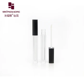 Čínsky výrobca mini lesk na pery fľaše prázdne 4.5 ml námestie priehľadného plastu make up a kozmetické balenia