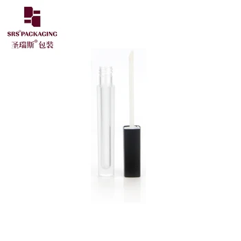 Čínsky výrobca mini lesk na pery fľaše prázdne 4.5 ml námestie priehľadného plastu make up a kozmetické balenia