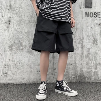 Šortky pánske voľné letné pracovné odevy kórejská verzia Hong Kong iny nohavice rýchle sušenie a príliv úplne bežné nohavice