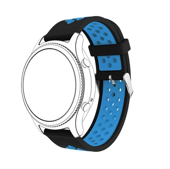 Šport Silikónový pásik na zápästie Pre Samsung Výstroj S3 22 mm náramok náramok náhradná Pre Samsung Výstroj S3 Cassic/Frontier watchband