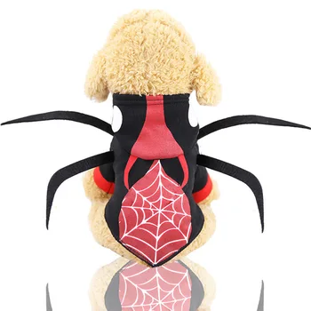 Šteňa Halloween Oblečenie Kabát Na Jeseň Zimné Bundy S Kapucňou Halloween Vianoce Spider Cosplay Fantázie Zábavné Oblečenie Pet Oblečenie 6527
