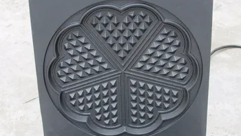 štyri plátky srdce tvar obchodné stebėtų kužeľ stroj/ belgické vafle maker/elektrické palacinka maker stroj na predaj