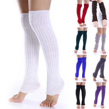 Ženy, Dievča, Zimný Long Leg Warmers Zrastov Háčkovanie Legíny, Pančuchy, Ponožky 61999
