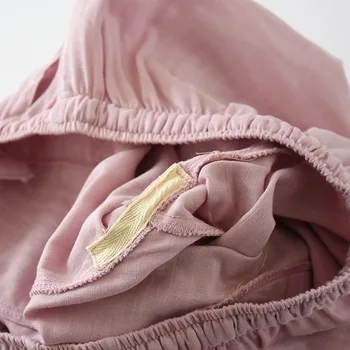 Ženy Spánku Dna Pevné Bežné Sleepwear Šnúrkou Na Jar Jeseň Domov Nosiť Dlhé Nohavice Priedušná Pyžamo Jednoduchý Módny, Elegantný