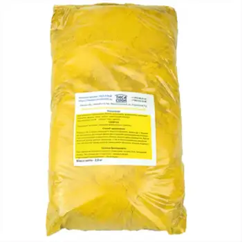 Пигмент желтый S313 железооксидный (2 кг) для бетона, гипсовых растворов, штукатурки. Бесплатная доставка